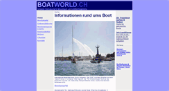 Desktop Screenshot of boatworld.ch